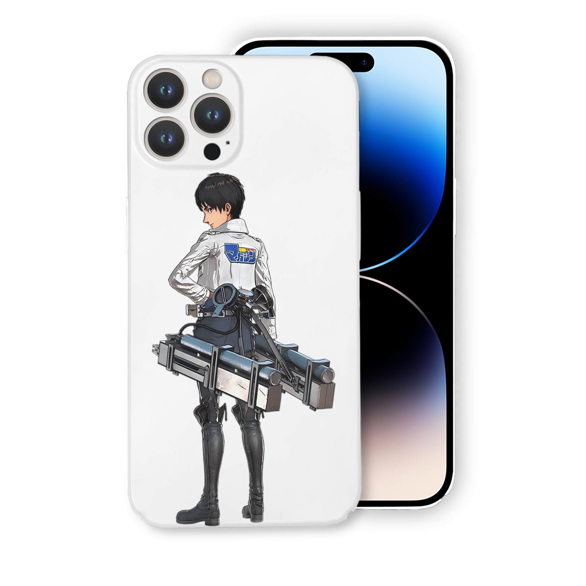 （画像用） 進撃の巨人 エレン･イェーガー Attack on Titan Eren Jäger 【iPhone 14シリーズ対応】ハードケース